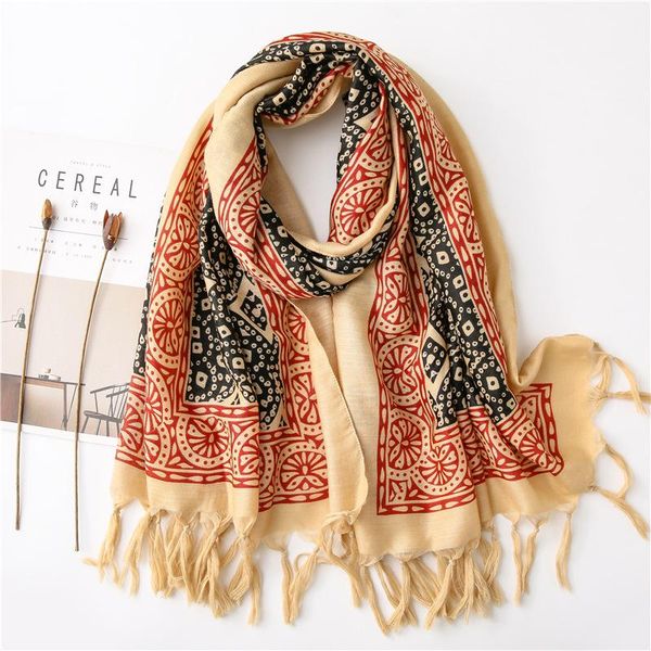 scarves 2021 pashmina handmade tassels scarf bohemian style totem print muslim turban design 10pcs/lot, Blue;gray
scarves 2021 pashmina handmade tassels scarf bohemian style totem print muslim turban design 10pcs/lot, Blue;gray