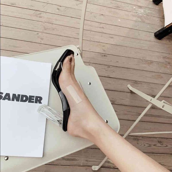 dress shoes pvc transparent jelly sandals slipper women summer style fashion square toe clear crystal thick high heels women's hk6, Black
dress shoes pvc transparent jelly sandals slipper women summer style fashion square toe clear crystal thick high heels women's hk6, Black