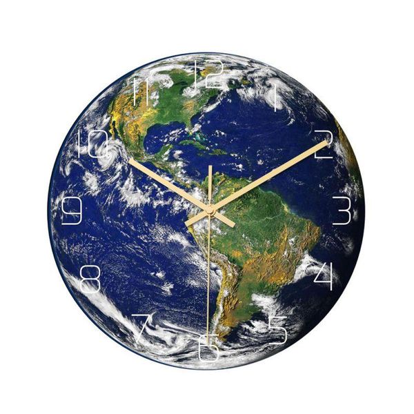 earth wall clock night glowing home decor hanging 12 inch sweep movement glass clocks kids room decorations 
earth wall clock night glowing home decor hanging 12 inch sweep movement glass clocks kids room decorations