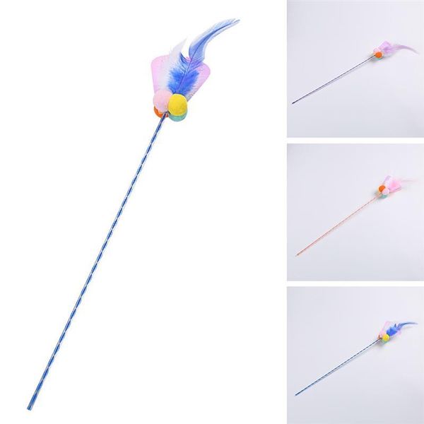 cat toys kapmore 1pc teaser toy fake feather ball decor chase wand kitten with sound pet supplies favors
cat toys kapmore 1pc teaser toy fake feather ball decor chase wand kitten with sound pet supplies favors