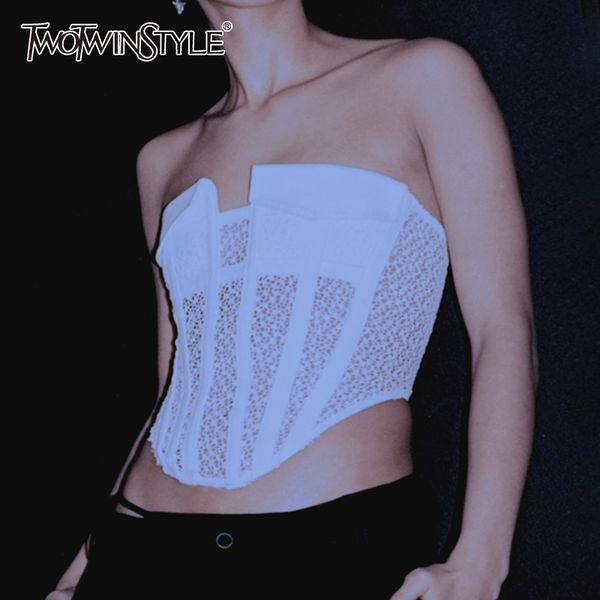 patchwork lace vest for women slash neck sleeveless hollow out tank females summer fashion clothing style 210524, White
patchwork lace vest for women slash neck sleeveless hollow out tank females summer fashion clothing style 210524, White