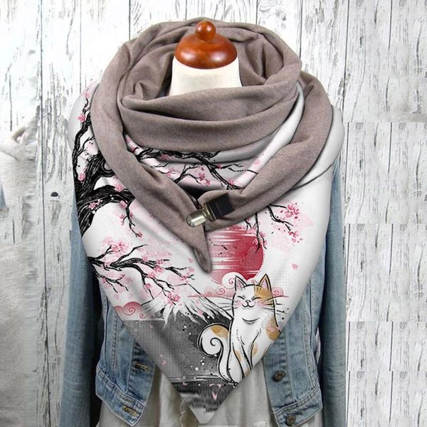 40#two cute cats print scarves funny cartoon universal autumn winter warm windproof cat prints double-layer buckle scarf, Blue;gray
40#two cute cats print scarves funny cartoon universal autumn winter warm windproof cat prints double-layer buckle scarf, Blue;gray