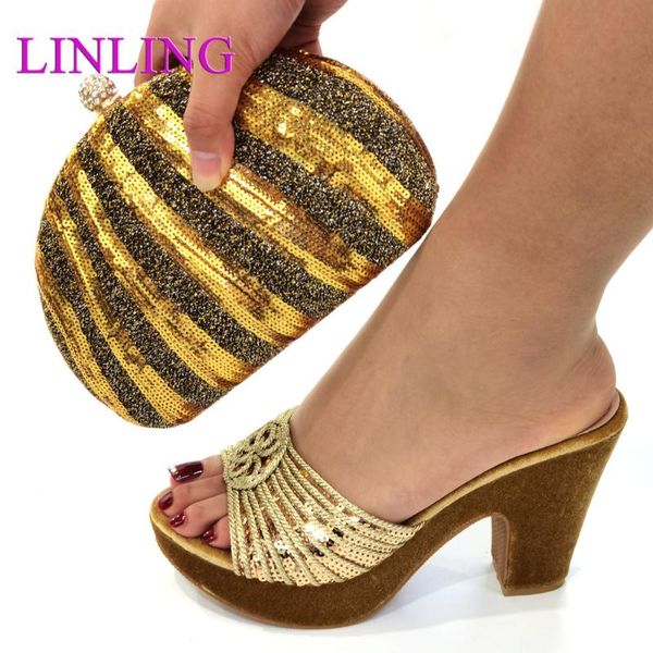 dress shoes fashion style golden color african matching ladies and bags italian in women nigeria shoe bag set for wedding, Black
dress shoes fashion style golden color african matching ladies and bags italian in women nigeria shoe bag set for wedding, Black