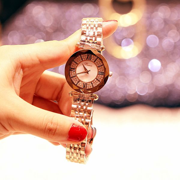 watch fashion lady roman inlaid waterproof bracelet rose gold, Slivery;brown
watch fashion lady roman inlaid waterproof bracelet rose gold, Slivery;brown