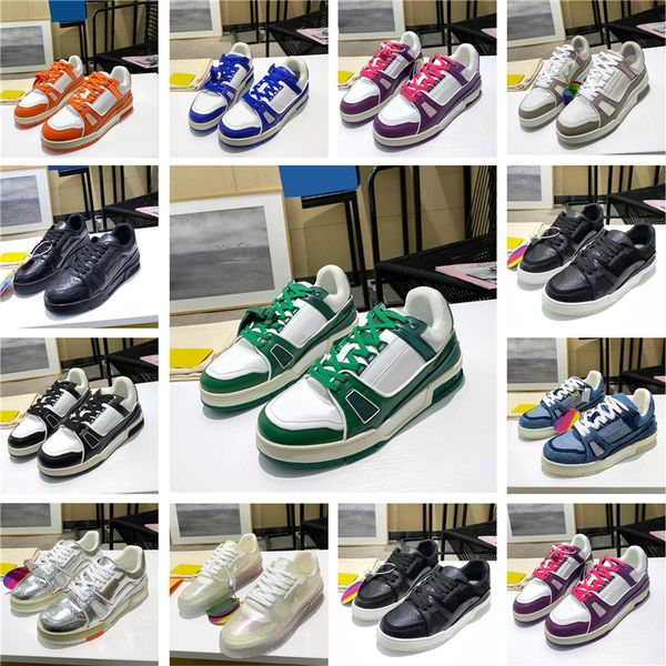 classic men shoe real leather women luxurys designers sneakers loafers lace up high fashion designer shoes mens trainers with box size 39-45, Black
classic men shoe real leather women luxurys designers sneakers loafers lace up high fashion designer shoes mens trainers with box size 39-45, Black