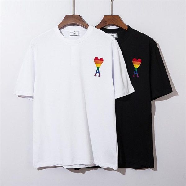 men's t-shirts casaul mens womens love a embroidery t shirt ami cotton men clothing black white shirts short sleeve o-neck, White;black
men's t-shirts casaul mens womens love a embroidery t shirt ami cotton men clothing black white shirts short sleeve o-neck, White;black