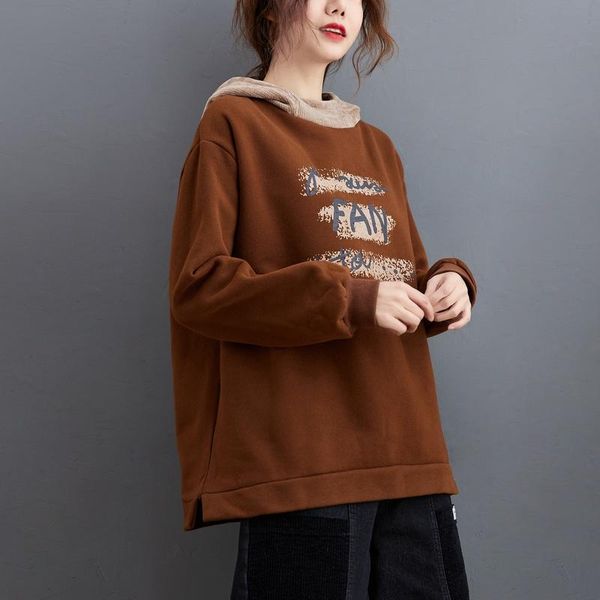 women's hoodies & sweatshirts 2021 spring plush thick fashion letter print hoodie sweatshirt oversized casual harajuku hooded pullover, Black
women's hoodies & sweatshirts 2021 spring plush thick fashion letter print hoodie sweatshirt oversized casual harajuku hooded pullover, Black