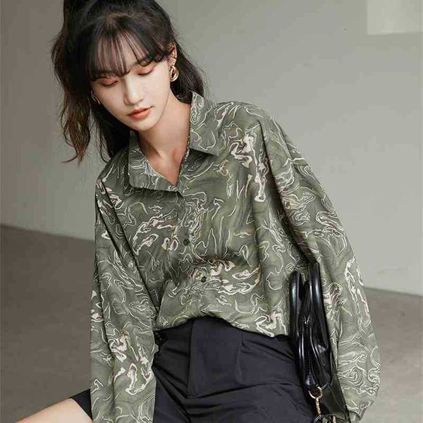 women's two piece pants vintage chiffon long sleeve blouse loose button up collar shirt korean fashion green fall women c mqon, White
women's two piece pants vintage chiffon long sleeve blouse loose button up collar shirt korean fashion green fall women c mqon, White