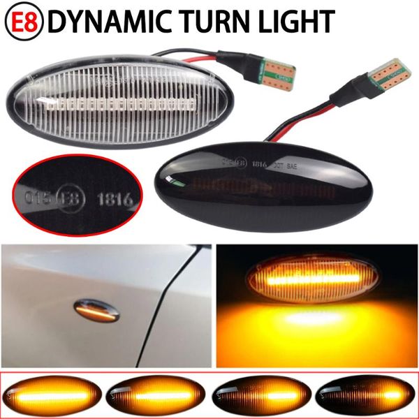 emergency lights 2pcs for vauxhall vectra b 1 1995 1996 1997 1998 1999 2000 2001 2002 2003 dynamic led side marker light turn signal