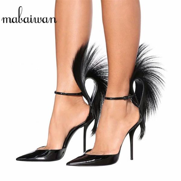 dress shoes 2021 summer fashion crystal women sandals high heel patry casual designer pointed toe t-show fur ankle strap pumps, Black
dress shoes 2021 summer fashion crystal women sandals high heel patry casual designer pointed toe t-show fur ankle strap pumps, Black