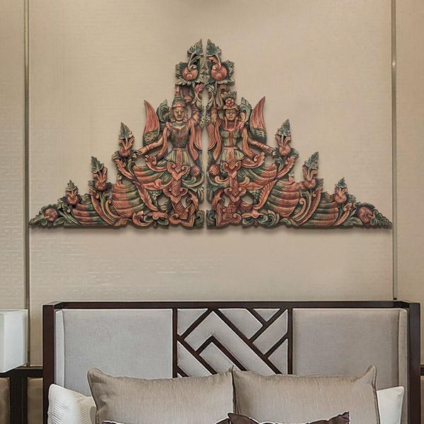 decorative objects & figurines thailand solid wood buddha statue carved pendant living room background wall retro hangings exotic decoration
decorative objects & figurines thailand solid wood buddha statue carved pendant living room background wall retro hangings exotic decoration