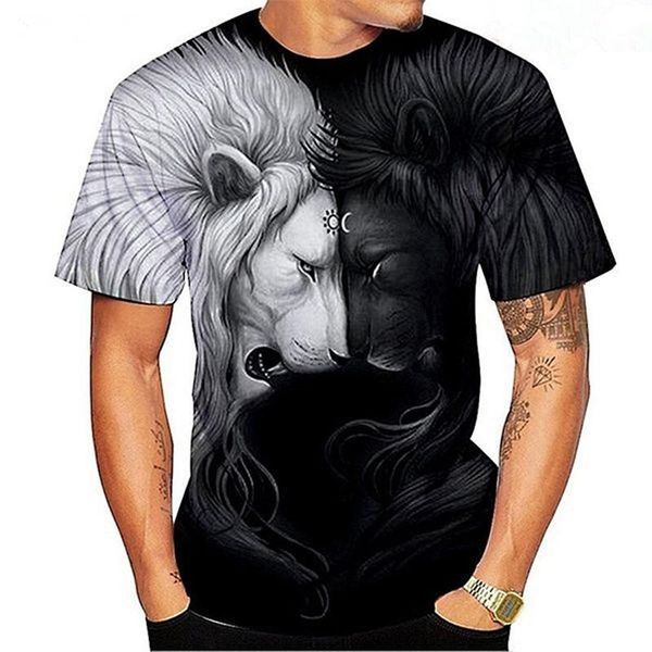 men's t-shirts summer 3d printed t-shirt animal print casual o-neck hip hop short sleeve t shirt size 110-6xl, White;black
men's t-shirts summer 3d printed t-shirt animal print casual o-neck hip hop short sleeve t shirt size 110-6xl, White;black