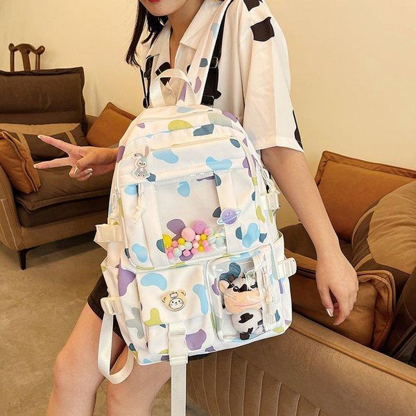 backpack schoolbag female 2021 trendy korean campus small fresh color wave point lovely soft sister student transparent
backpack schoolbag female 2021 trendy korean campus small fresh color wave point lovely soft sister student transparent