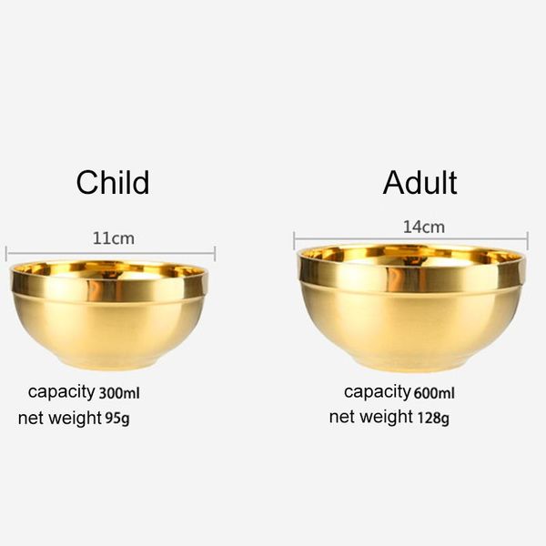 bowls 304 stainless steel gold bowl thickened double layer heat insulation kitchen cooking tools andf889
bowls 304 stainless steel gold bowl thickened double layer heat insulation kitchen cooking tools andf889
