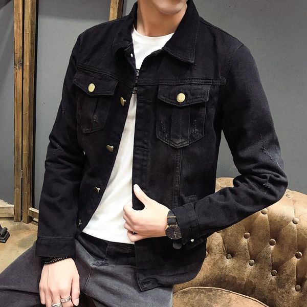 men's jackets mens autumn retro jeans casual harajuku fashion vintage denim jacket overcoats streetwear cotton outerwear black, Black;brown
men's jackets mens autumn retro jeans casual harajuku fashion vintage denim jacket overcoats streetwear cotton outerwear black, Black;brown