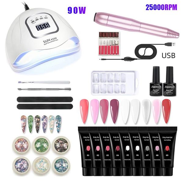 acrylic 15ml poly nail set 90w/72w uv led lamp and 25000rpm drill machine extensions gel art tool kits
acrylic 15ml poly nail set 90w/72w uv led lamp and 25000rpm drill machine extensions gel art tool kits