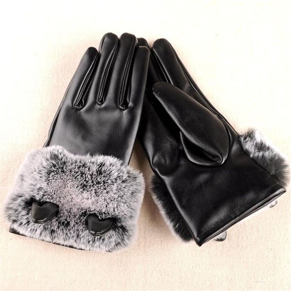 fingerless gloves women genuine fur pu leather warm black mittens winter ladies full palm touched velvet, Blue;gray
fingerless gloves women genuine fur pu leather warm black mittens winter ladies full palm touched velvet, Blue;gray