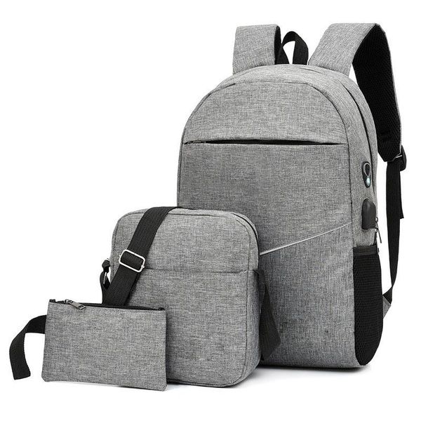 backpack 3pcs set business bags for men women lapusb charging teenage schoolbags mochila waterproof outdoor travel bag
backpack 3pcs set business bags for men women lapusb charging teenage schoolbags mochila waterproof outdoor travel bag