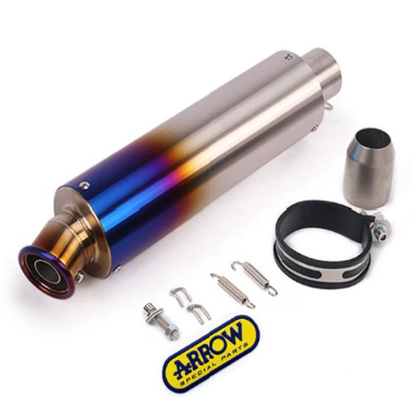 motorcycle exhaust system universal 38-51mm pipe stainless steel with db killer for atv pit dirt motorbike
motorcycle exhaust system universal 38-51mm pipe stainless steel with db killer for atv pit dirt motorbike