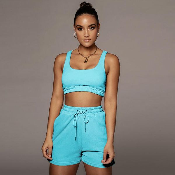women's shorts hr8163 european and american women clothing solid color double-layer vest sports suit recommended, White;black
women's shorts hr8163 european and american women clothing solid color double-layer vest sports suit recommended, White;black