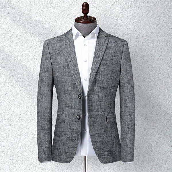 men's suits & blazers 2021 spring leisure plaid suit korean casual business blazer wedding jacket vestido man coat, White;black 
men's suits & blazers 2021 spring leisure plaid suit korean casual business blazer wedding jacket vestido man coat, White;black