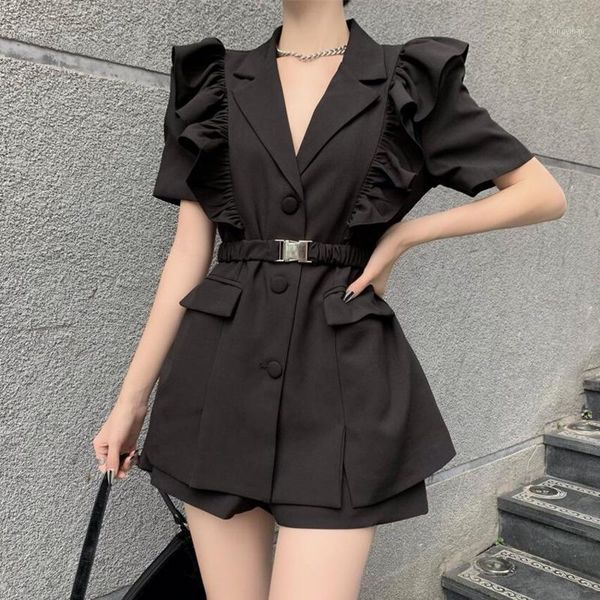 women's tracksuits korean ol work 2 piece sets womens outfits puff sleeve blazer coat + shorts suits fashion suit elegant pant, Gray
women's tracksuits korean ol work 2 piece sets womens outfits puff sleeve blazer coat + shorts suits fashion suit elegant pant, Gray