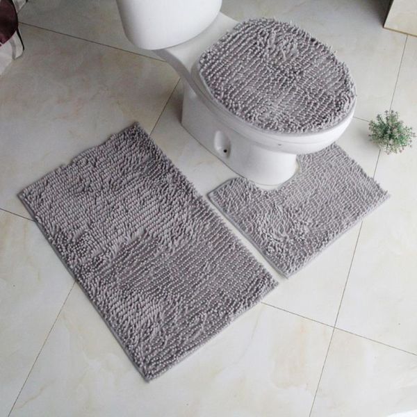 bath mats chenille toilet three-piece polyester non-slip carpet set super soft mat bathroom floor door 6 colors
bath mats chenille toilet three-piece polyester non-slip carpet set super soft mat bathroom floor door 6 colors