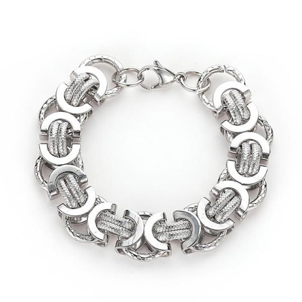 charm bracelets western hip hop simple cold wind lovers jewelry wheel chain titanium steel wide bracelet, Golden;silver
charm bracelets western hip hop simple cold wind lovers jewelry wheel chain titanium steel wide bracelet, Golden;silver