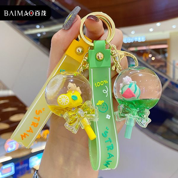 key chain baimao liquid oil lollipop fashion girl heart lovely bag pendant, Silver
key chain baimao liquid oil lollipop fashion girl heart lovely bag pendant, Silver