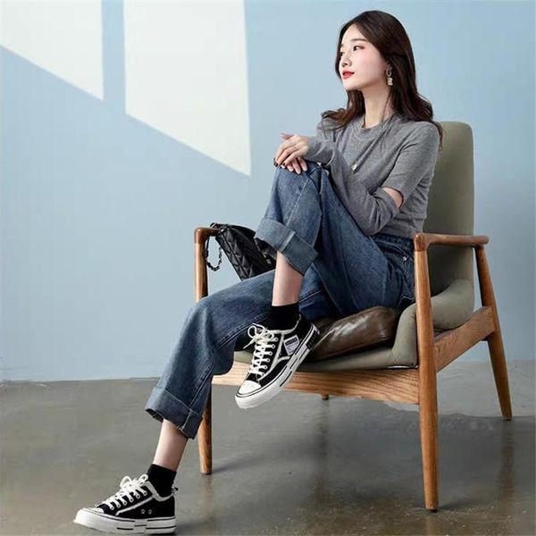 spring women's jeans denim high waist wide leg blue street style ulzzang harajuku chic pants fashion
spring women's jeans denim high waist wide leg blue street style ulzzang harajuku chic pants fashion
