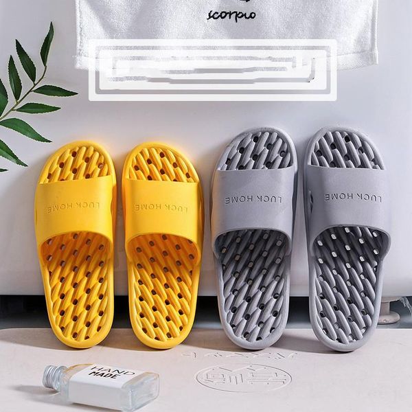 slippers bathroom female summer home indoor non-slip leaking bath massage el foot sandals and male, Black
slippers bathroom female summer home indoor non-slip leaking bath massage el foot sandals and male, Black