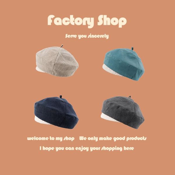 berets beret female net red british retro literary pumpkin hat painter octagonal womens hats, Blue;gray
berets beret female net red british retro literary pumpkin hat painter octagonal womens hats, Blue;gray