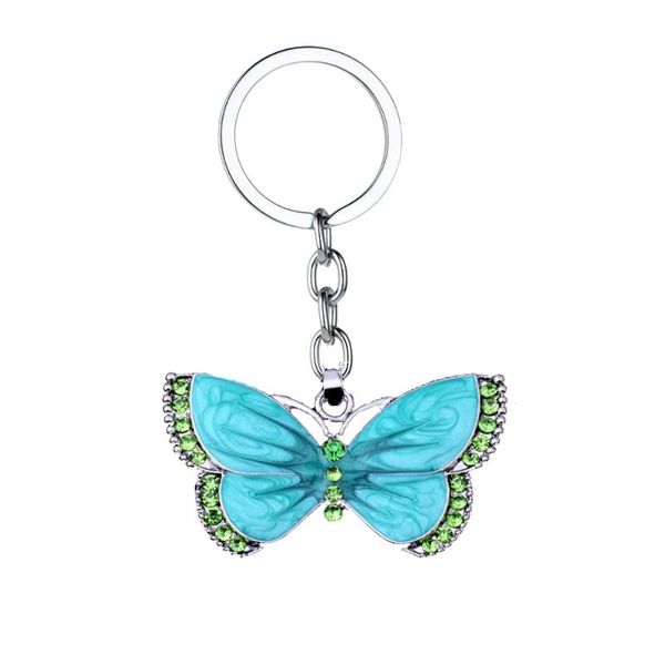 keychains 12pc/lot enamel bohemian green butterfly pendant keychain crystal rhinestone charm keyring wedding party gift key chains rings, Silver
keychains 12pc/lot enamel bohemian green butterfly pendant keychain crystal rhinestone charm keyring wedding party gift key chains rings, Silver