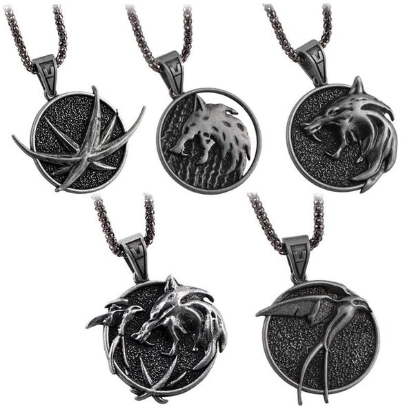 chains movie game peripheral wizard wolf head necklace pendant punk jewelry wholesale, Silver
chains movie game peripheral wizard wolf head necklace pendant punk jewelry wholesale, Silver