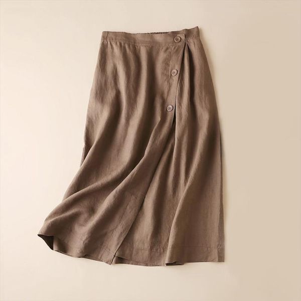 100% linen spring summer thin women skirt elastic wasit a line mid long vintage slit high waist simple m 2xl, Black
100% linen spring summer thin women skirt elastic wasit a line mid long vintage slit high waist simple m 2xl, Black