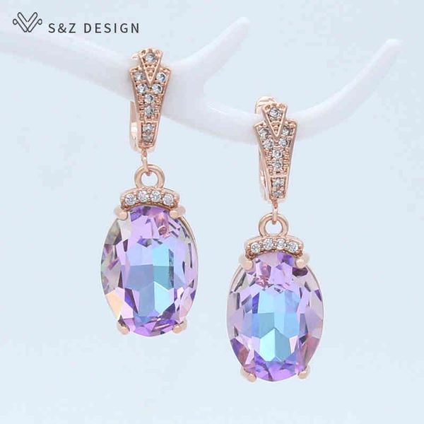 s&z design new fashion oval large crystal dangle for women 2020 wedding jewelry luxury 585 rose gold zirconia earrings, Bronze;silver
s&z design new fashion oval large crystal dangle for women 2020 wedding jewelry luxury 585 rose gold zirconia earrings, Bronze;silver