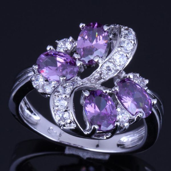 cluster rings impressive plant purple cubic zirconia white cz silver plated ring v0142, Golden;silver
cluster rings impressive plant purple cubic zirconia white cz silver plated ring v0142, Golden;silver