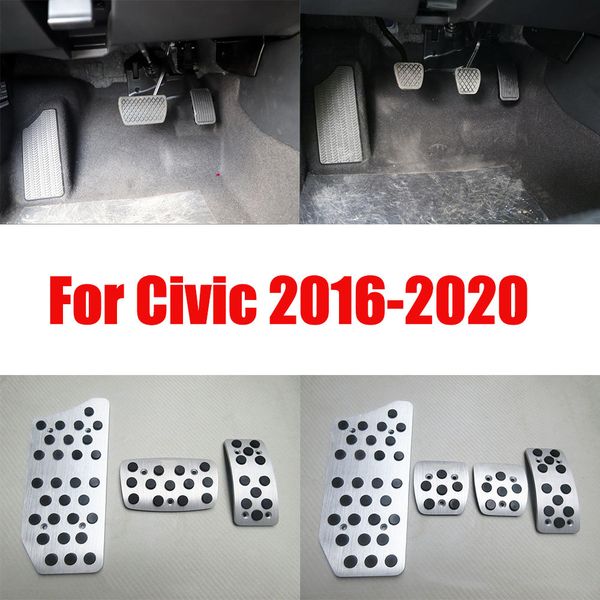 for civic 2005-2020 lhd aluminum pads pedal set gas accelerator brake footrest at / mt car accessories need drilling
for civic 2005-2020 lhd aluminum pads pedal set gas accelerator brake footrest at / mt car accessories need drilling