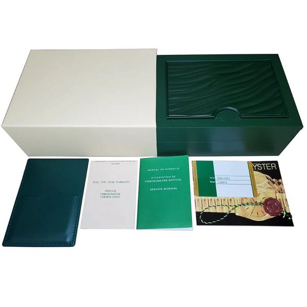 watch boxes & cases luxury quality green original box paper card wallet gift handbag for 116660 116710 116520 116613 118239, Black;blue
watch boxes & cases luxury quality green original box paper card wallet gift handbag for 116660 116710 116520 116613 118239, Black;blue