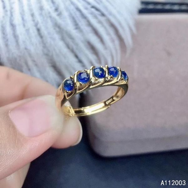 cluster rings kjjeaxcmy fine jewelry 925 sterling silver inlaid natural gemstone sapphire female ring elegant support detection, Golden;silver
cluster rings kjjeaxcmy fine jewelry 925 sterling silver inlaid natural gemstone sapphire female ring elegant support detection, Golden;silver