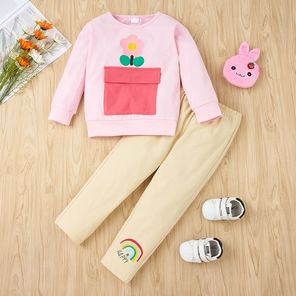european and american fashion long sleeve round neck suit girls' fashion two piece set comfortable novel and interesting, White
european and american fashion long sleeve round neck suit girls' fashion two piece set comfortable novel and interesting, White