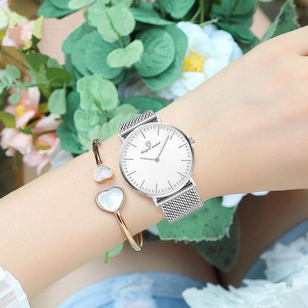 wristwatches haiqin women's watches quartz ladies casual fashion watch women stainless steel reloj muje, Slivery;brown
wristwatches haiqin women's watches quartz ladies casual fashion watch women stainless steel reloj muje, Slivery;brown