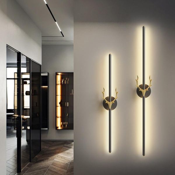wall lamps long strip minimalist lamp for bedroom light background indoor fixture black white gold color
wall lamps long strip minimalist lamp for bedroom light background indoor fixture black white gold color
