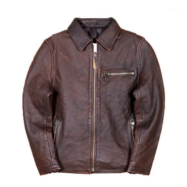 men's leather & faux 2021 vintage brown genuine jacket men casual style plus size 4xl real natural cowhide autumn slim fit young male c, Black
men's leather & faux 2021 vintage brown genuine jacket men casual style plus size 4xl real natural cowhide autumn slim fit young male c, Black