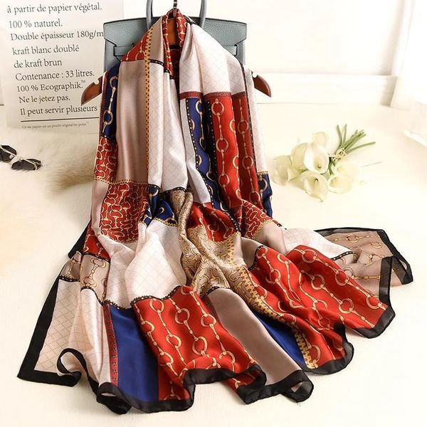 scarves 2021 women scarf summer silk shawls lady wraps soft pashimina female echarpe designer beach stole bandana, Blue;gray
scarves 2021 women scarf summer silk shawls lady wraps soft pashimina female echarpe designer beach stole bandana, Blue;gray