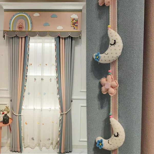 curtain & drapes korean cartoon curtains children's room stars and moon printing cute high shading girly style for living bedroom
curtain & drapes korean cartoon curtains children's room stars and moon printing cute high shading girly style for living bedroom
