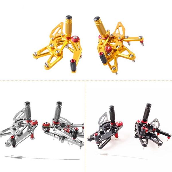 pedals for daytona 675 2013 adjustable rearset foot pegs cnc gold motorcycle aluminum
pedals for daytona 675 2013 adjustable rearset foot pegs cnc gold motorcycle aluminum