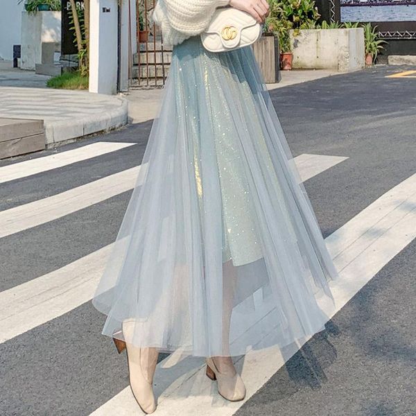 skirts 2021 spring and summer mesh skirt star sky gradient pleated high waist korean slim fairy a-line, Black
skirts 2021 spring and summer mesh skirt star sky gradient pleated high waist korean slim fairy a-line, Black