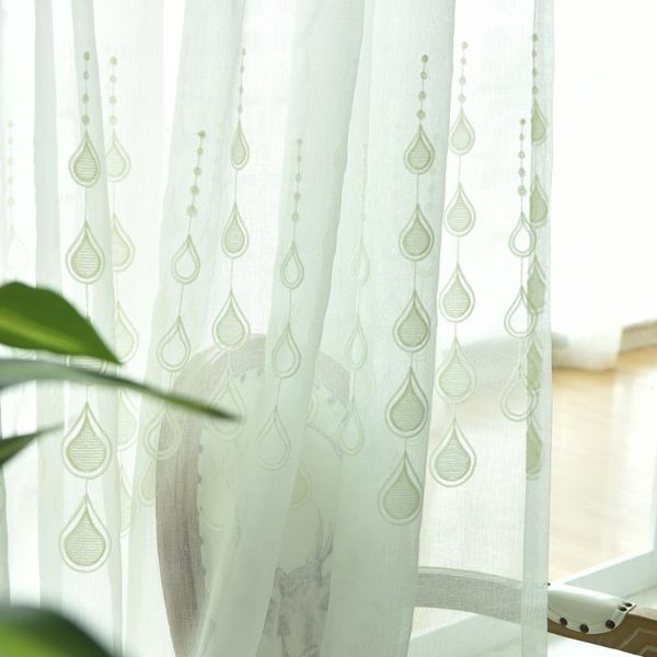curtain & drapes water drop embroidered tulle for bedroom rural style organze perla pattern home window wp442c
curtain & drapes water drop embroidered tulle for bedroom rural style organze perla pattern home window wp442c