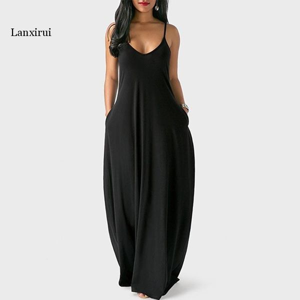 casual dresses summer boho beach dress women solid white loose plus size 5xl spaghetti strap v-neck maxi female vestidos, Black;gray
casual dresses summer boho beach dress women solid white loose plus size 5xl spaghetti strap v-neck maxi female vestidos, Black;gray